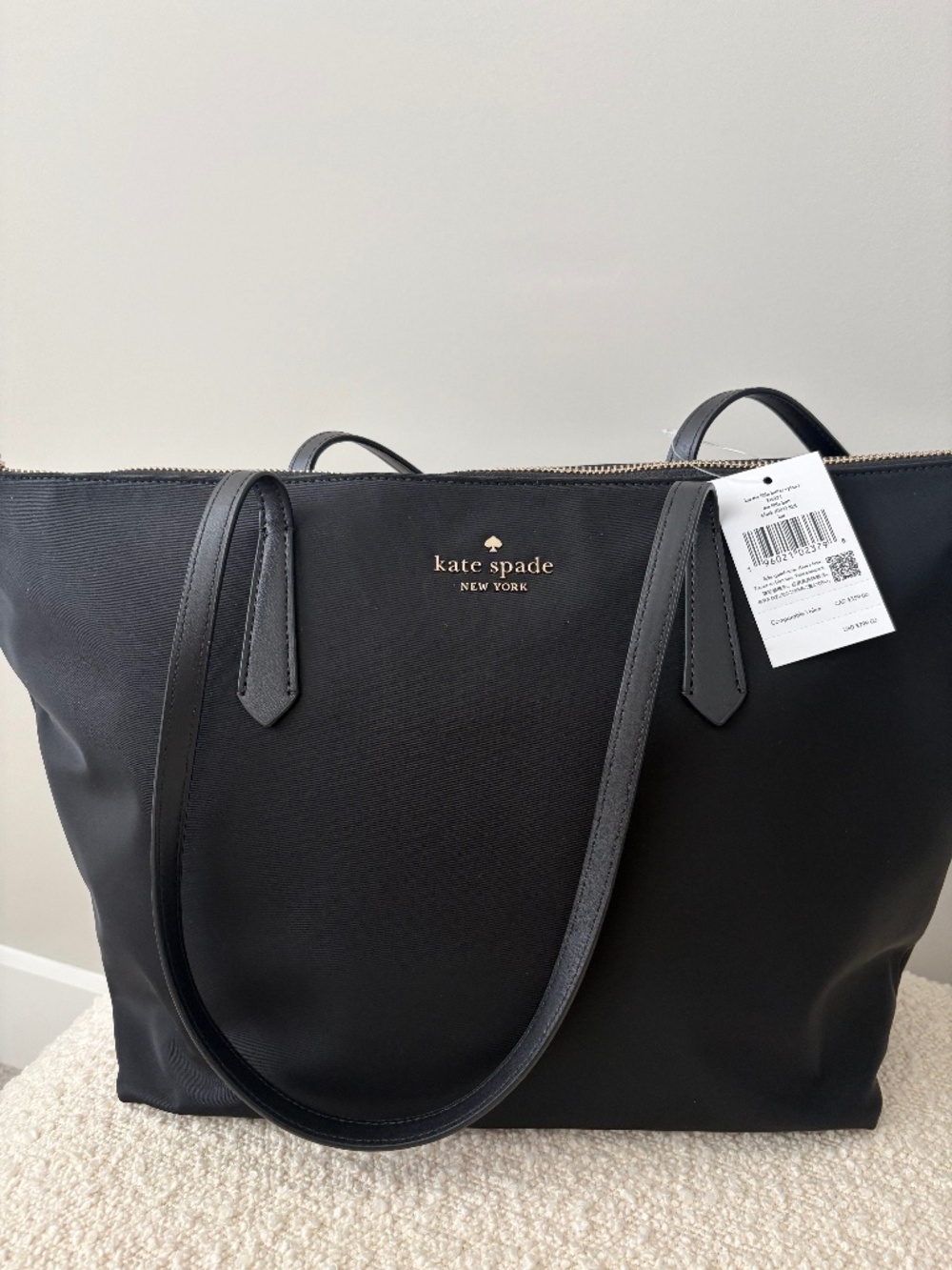 NWT Kate Spade Kitt the Little Better Nylon Black Purse